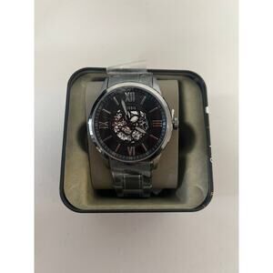 Fossil BQM7131 Flynn Three-Hand Gunmetal Stainless Steel Men's Watch